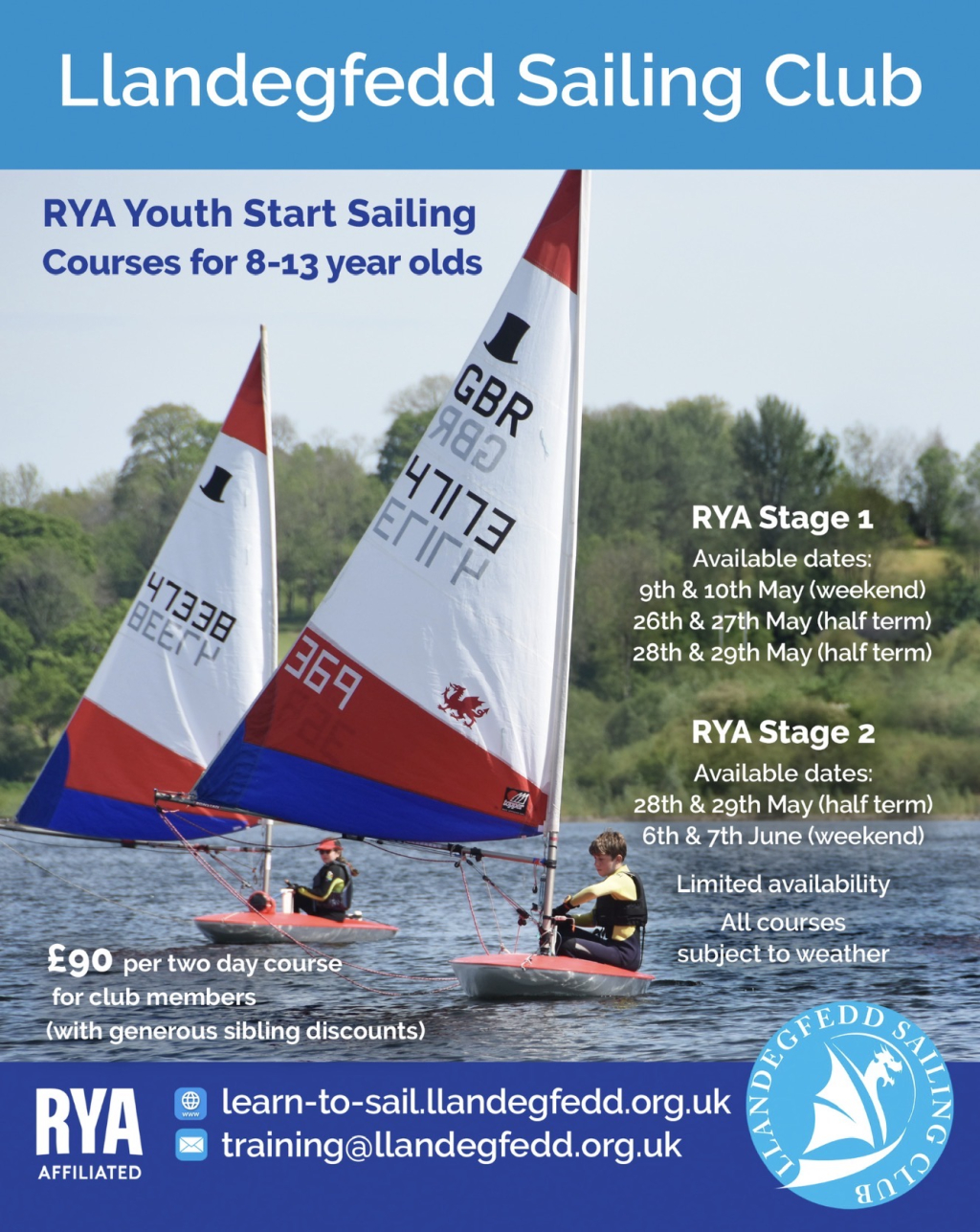 Join us on one of our junior Learn To Sail courses